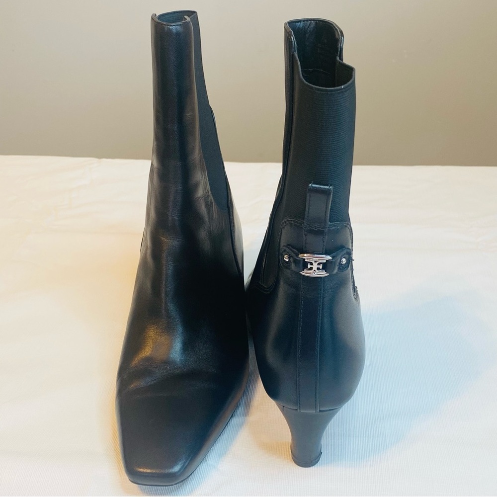 Sam Edelman Sleek Black Heeled Boots